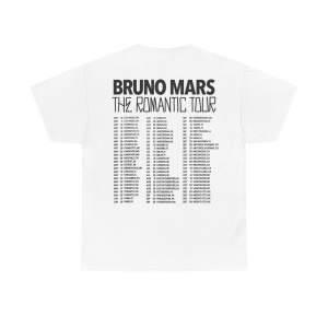 The Romantic Tour Date Tee Back