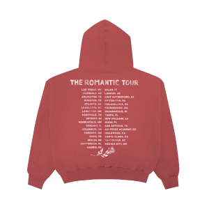 THE ROMANTIC TOUR TRACKLIST HOODIE Back